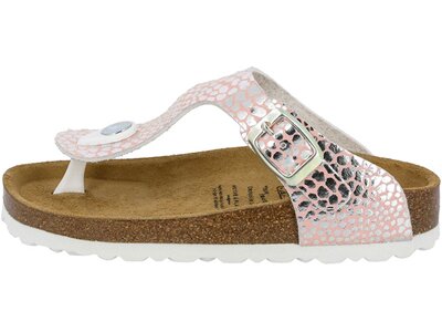 LICO Kinder Flip Flops Bioline Stone Kids Silber