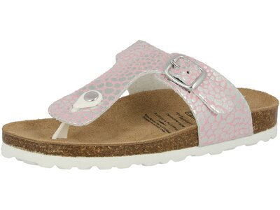 LICO Kinder Flip Flops Bioline Stone Kids Silber