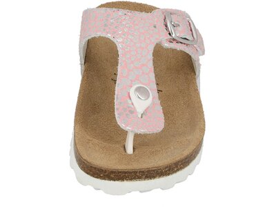 LICO Kinder Flip Flops Bioline Stone Kids Silber