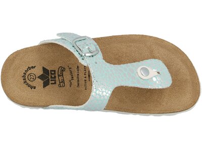 LICO Kinder Pantolette Bioline Stone Kids Silber