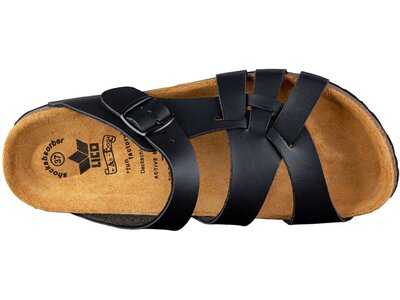 LICO Damen Sandalen Bioline Flora Schwarz