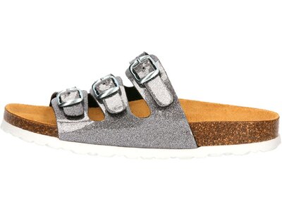 LICO Kinder Pantolette Bioline Kids Glitter Grau