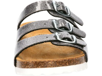 LICO Kinder Pantolette Bioline Kids Glitter Grau