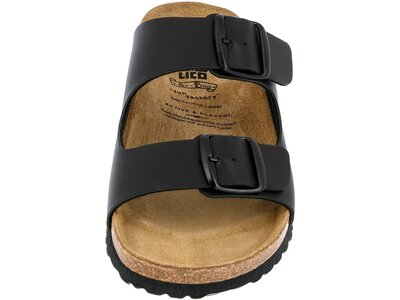 LICO Herren Sandalen Bioline Man Schwarz