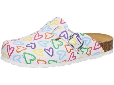 LICO Damen Clogs Bioline Clog Print Pink