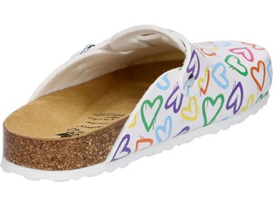 LICO Damen Clogs Bioline Clog Print Pink