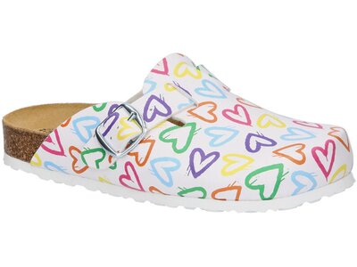 LICO Damen Clogs Bioline Clog Print Pink