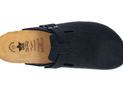 LICO Herren Sandalen Bioline Clog Nature Schwarz