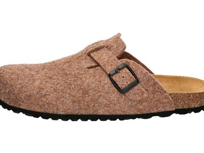 LICO Herren Sandalen Bioline Clog Nature Braun