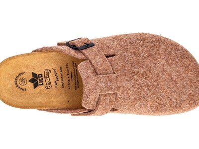 LICO Herren Sandalen Bioline Clog Nature Braun