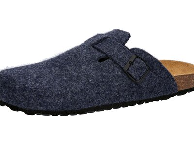 LICO Herren Sandalen Bioline Clog Nature Blau
