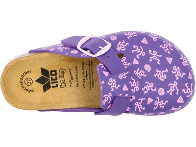 LICO Kinder Pantolette Bioline Clog Kids Lila