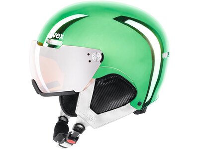 UVEX Herren Helm Visierhelm hlmt 500 Visor Chrome LTD Grün