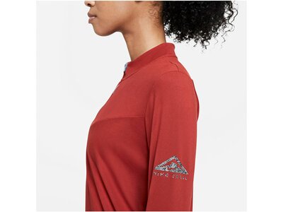 NIKE Damen W NK ELEMENT TRAIL MIDLAYER Rot