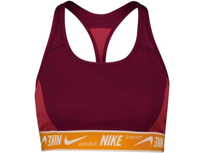 NIKE Damen Top W NK DF SWSH LOGO BRA Rot