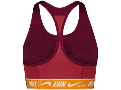 NIKE Damen Top W NK DF SWSH LOGO BRA Rot