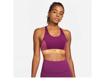 NIKE Damen Top W NK DF SWSH LOGO BRA Rot