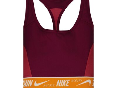 NIKE Damen Top W NK DF SWSH LOGO BRA Rot