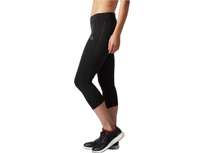 ADIDAS Damen Lauftights "Response" 3/4-Länge Schwarz