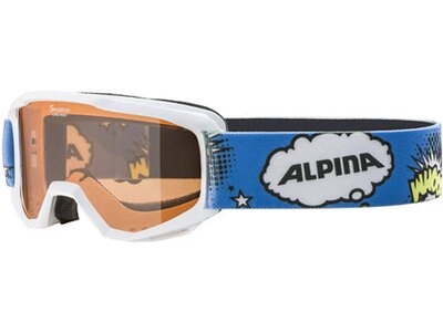 ALPINA Kinder Skihelm mit Skibrille "Carat Set Disney" Blau