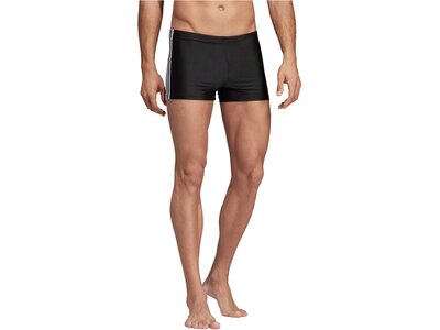 adidas Herren 3-Streifen Boxer-Badehose Schwarz