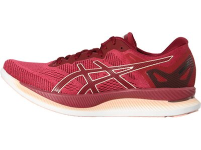 ASICS Damen Laufschuhe GlideRide Rot