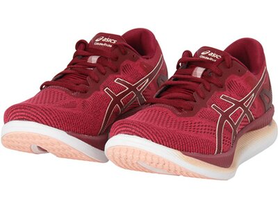 ASICS Damen Laufschuhe GlideRide Rot