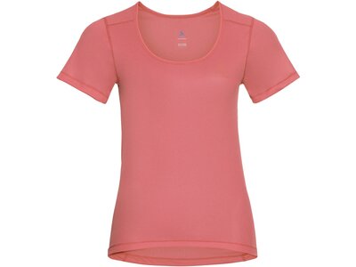 ODLO Damen Funktionsunterwäsche "Cubic Set" Kurzarm zweiteilig Pink