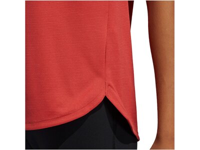 ADIDAS Damen Trainingsshirt "3 Bar Logo" Rot