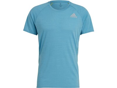 ADIDAS Herren Laufshirt "Runner Tee" Kurzarm Blau