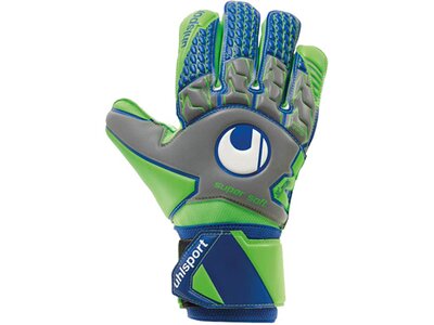 UHLSPORT Equipment - Torwarthandschuhe Tensiongreen Supersoft TW-Handschuh Grau