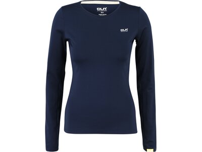 CLN ATHLETICS Damen Shirt Longsleeve Even Blau