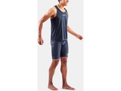 SKINS Herren Shirt Shirt S3 Running Singlet Schwarz