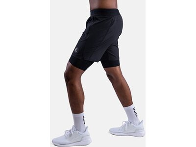 CLN ATHLETICS Herren Shorts 2 in 1 Short Rep Schwarz