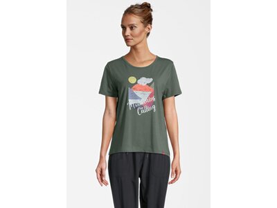KRIMSON KLOVER Damen Shirt Top Alia Graphic Shortsleeve Grau