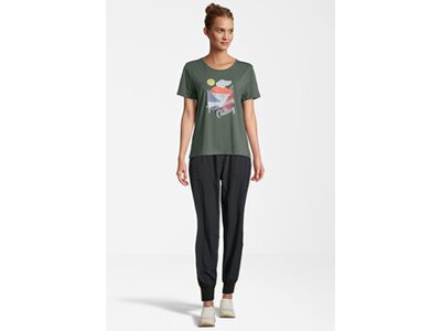 KRIMSON KLOVER Damen Shirt Top Alia Graphic Shortsleeve Grau