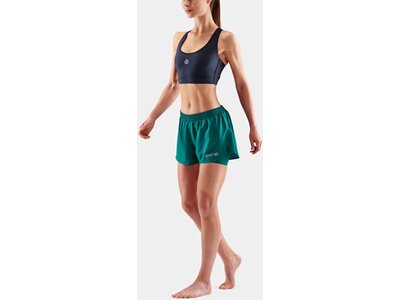 SKINS Damen Shorts Shorts 2-in-1 Superpose Grün