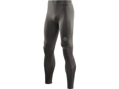 SKINS Herren Tight Tights long 2-Series Long Tight Grau