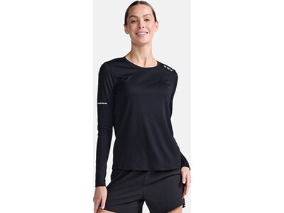 2XU Damen Shirt Longsleeve Aero Schwarz