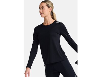 2XU Damen Shirt Longsleeve Aero Schwarz