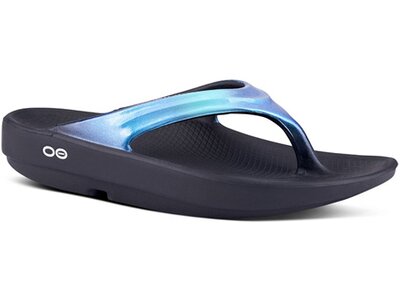 OOFOS Damen Recovery-Pantolette Oolala Luxe Blau