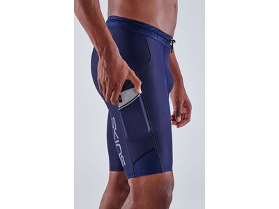 SKINS Herren Tight Laufshorts S3 Blau