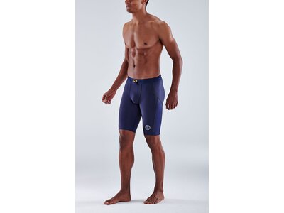 SKINS Herren Tight Laufshorts S3 Blau