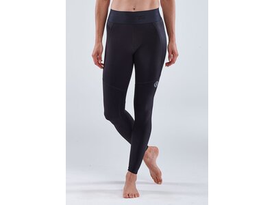 SKINS Damen Tight Kompressionshose S3 Thermal Long Tight Schwarz