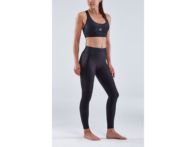 SKINS Damen Tight Kompressionshose S3 Thermal Long Tight Schwarz