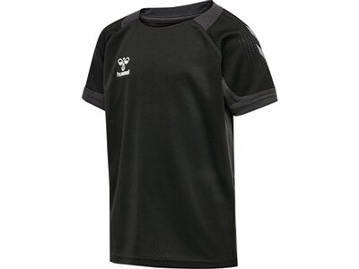HUMMEL Kinder Shirt LEAD S/S POLY JERSEY Schwarz