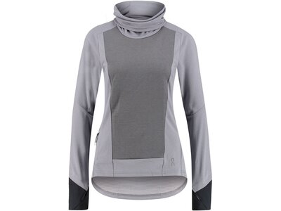 ON Damen Laufshirt "Weather" Langarm Grau