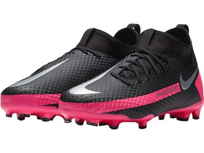 NIKE Jungen Fußballschuhe Rasen, Kunstrasen "Junior Phantom GT Academy DF FG/MG" Schwarz