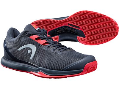 HEAD Herren Tennisschuhe Sandplatz "Sprint Pro 3.0 Clay Men" Schwarz