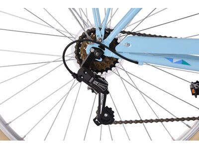 KS CYCLING Damenfahrrad Cityrad 6-Gänge Toskana 28 Zoll Grau